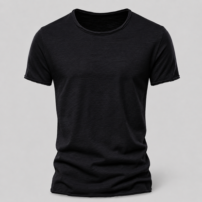 Porto – Men’s Textured Cotton T-Shirt