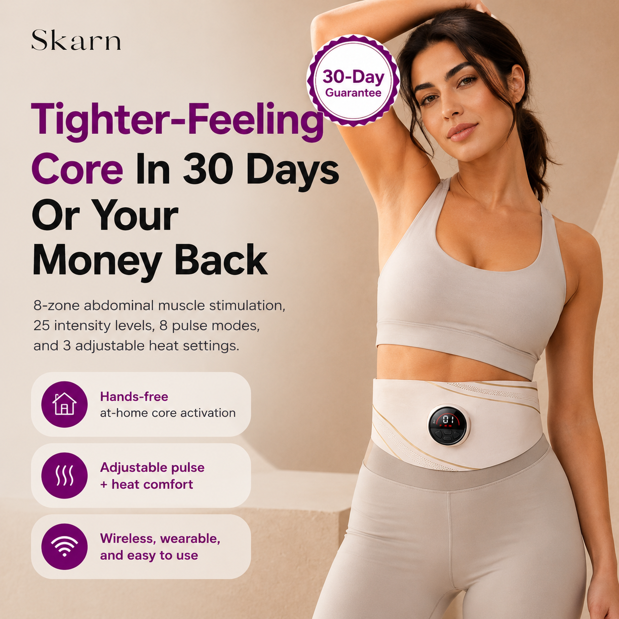 Heated Abdominal Muscle Activator