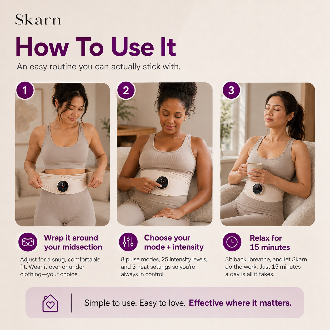 Heated Abdominal Muscle Activator